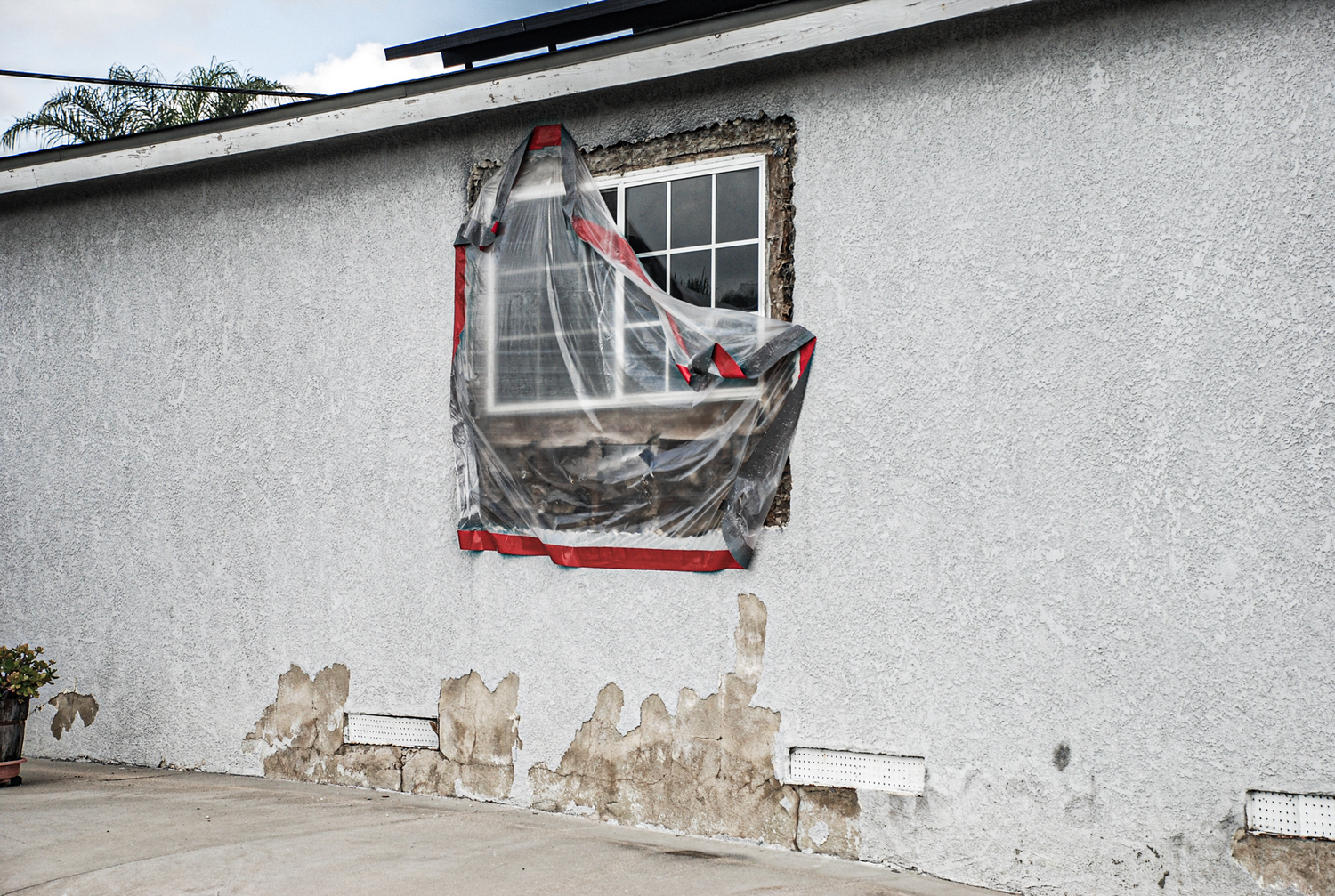 Before Pic - Window Replacement & Tex-Cote Paint Job in Montebello, CA